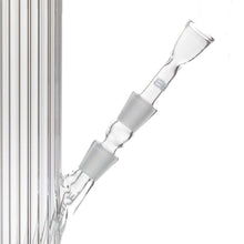 Load image into Gallery viewer, Glass Bong Clear Contoured Tube