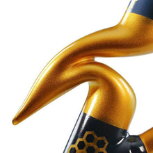 Load image into Gallery viewer, Near Dark Blaze Glass Zickzack Bong