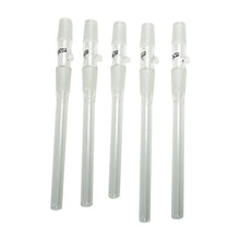 Load image into Gallery viewer, Glass Male to Male Straight Adaptor Downtube 14.5mm
