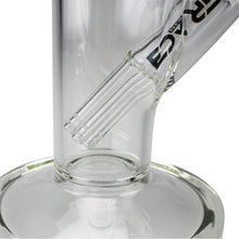Load image into Gallery viewer, Straight Tube Spiral Perc Bong Black Cane
