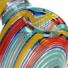 Load image into Gallery viewer, Ribbons Mini Glass Bubbler
